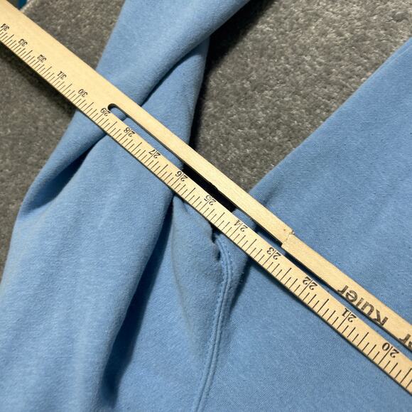 Quiksilver Y2K Surfwear Size XL Blue Surfing Pullover Fleece Crewneck Sweatshirt - Picture 6 of 6